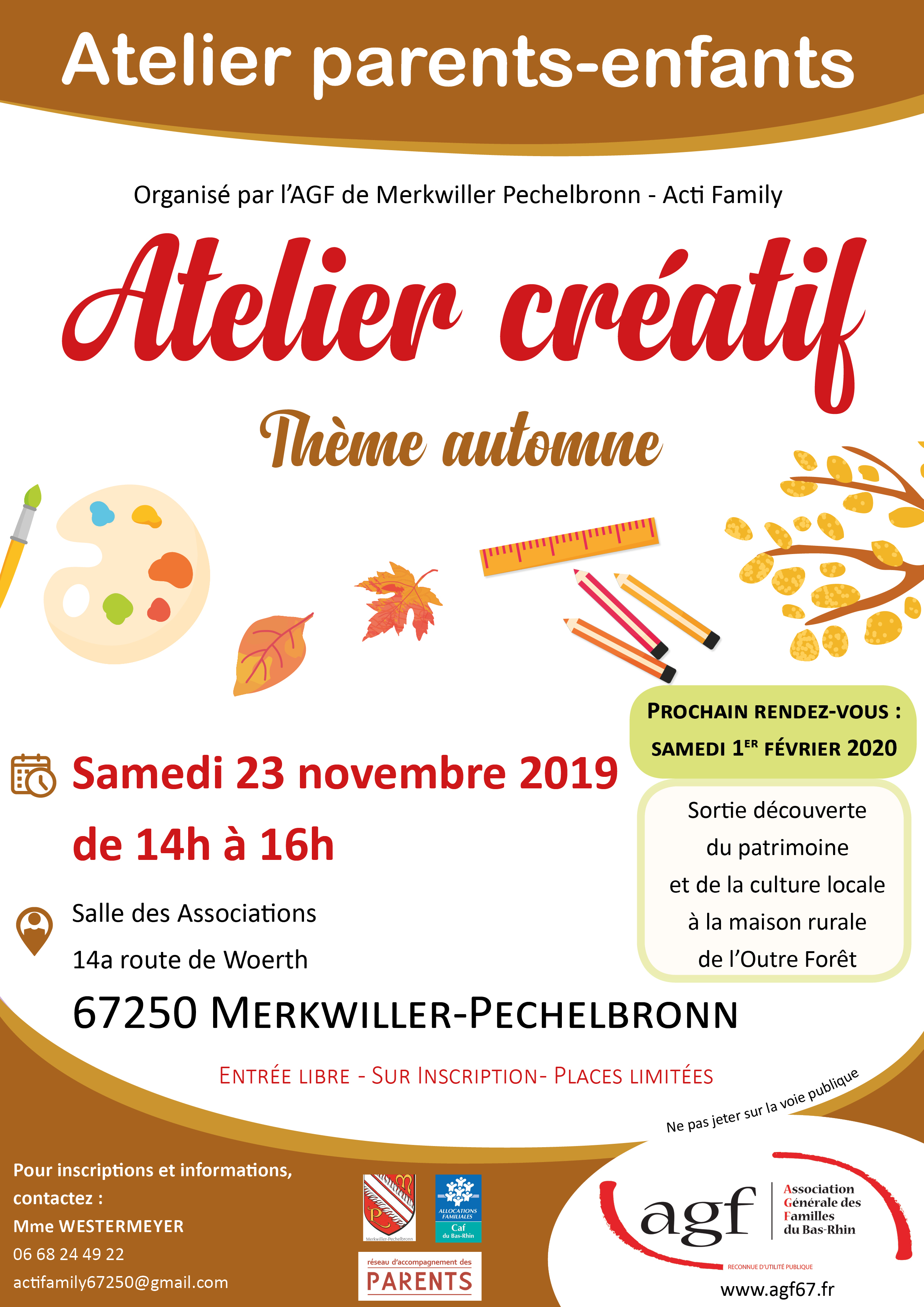 Atelier créatif Automne AGF 67