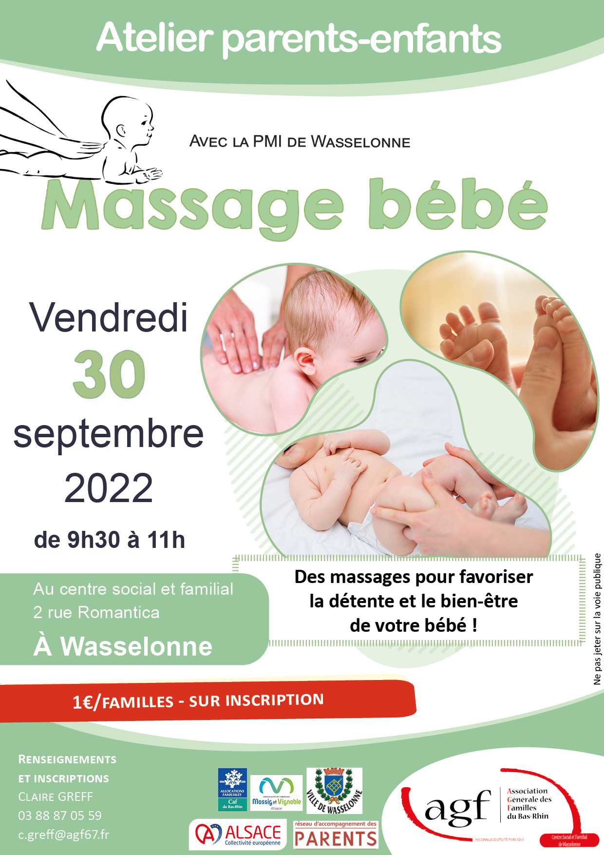 Atelier Massages Bébé Avec La Pmi Agf 67 