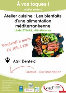 Atelier cuisine (séniors) « Les bienfaits d’une alimentation méditerranéenne »
