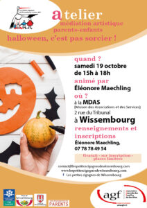 Atelier médiation artistique – Halloween, c’est pas sorcier !