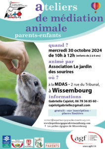 Ateliers de médiation animale