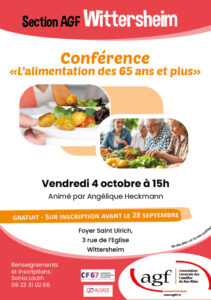 Conférence « L’alimentation des 65 ans et plus »