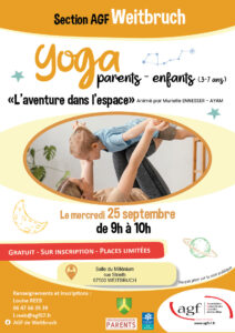 Yoga parents-enfants (3-7 ans) « L’aventure dans l’espace »