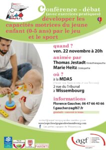 Conférence-débat : développer les capacités motrices du jeune enfant