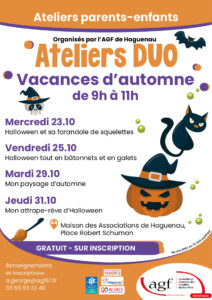 Ateliers DUO vacances d’automne