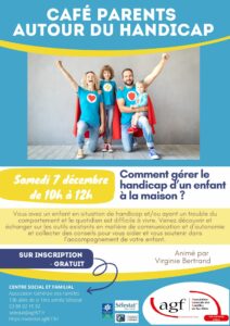 Café parents pour les parents d’enfants en situation de handicap : Comment améliorer le quotidien à la maison ?